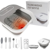 UNIFULL Collapsible Foot Spa Bath with heat for warm, relaxing soaks.