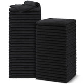 UNIMADE salon towels 48-pack, black, 16x29, quick-drying for busy salons.
