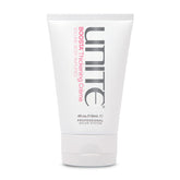 UNITE BOOSTA Thickening Crème bottle showing a lightweight formula for thicker, fuller hair.