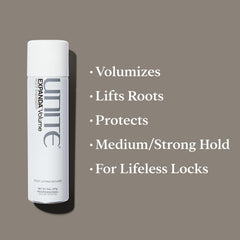 UNITE EXPANDA Volume enhances fine hair with transformation