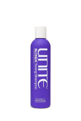 UNITE Hair BLONDA bottle pour demonstrates easy application for quick toning results.