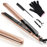UNOBEY hair straightener with ceramic floating plates for snag-free styling and shine
