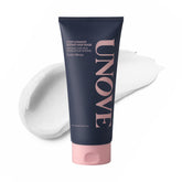 UNOVE Deep Damage Repair Hair Mask bottle pour showing Keratin-PF in damaged hair care
