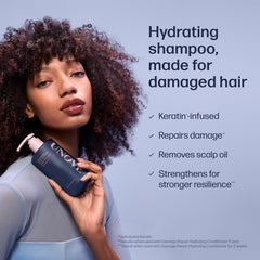 UNOVE Deep Damage Repair Shampoo scalp care visual implies refreshed, balanced scalp.