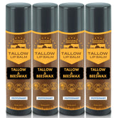 Untamed Organics Pure Tallow Lip Balm envase con menta para labios hidratados