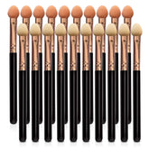 UorPoto double-sided eyeshadow applicators for smooth, even color application.
