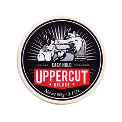 UPPERCUT DELUXE Easy Hold: botella visible para aplicación suave y control ligero.