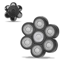 UPTARD 7D head shaver blades for precise, close cuts on bald heads.