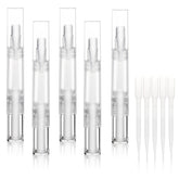 UPZIGS 5ml transparent twist pen for easy on-the-go cuticle oil application.