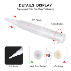 UPZIGS empty nail oil container, suitable for lip gloss, serums, and oils.