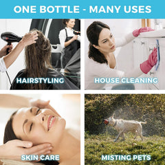 UrbAmerican water mister bottle provides even spray for skincare routines