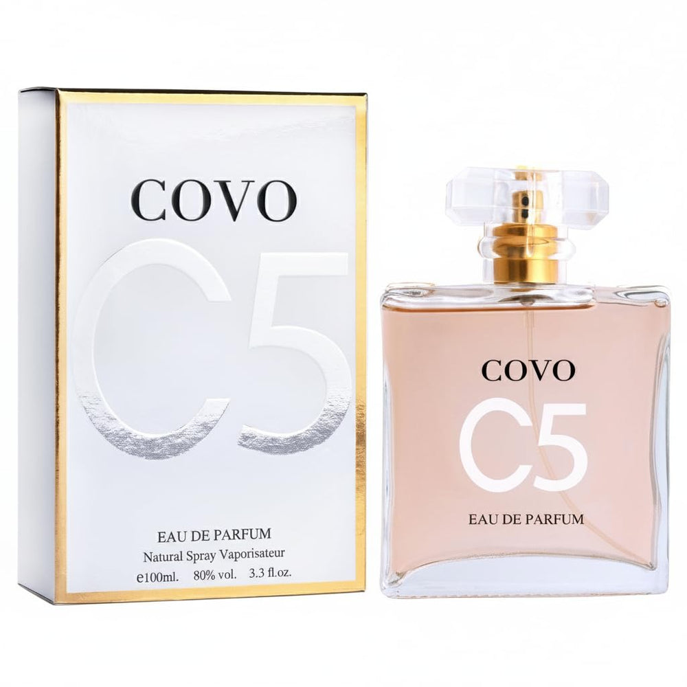 URBAN COLLECTION Covo C5 bottle front view for daily wear fragrance.