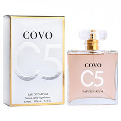 URBAN COLLECTION Covo C5 bottle front view for daily wear fragrance.