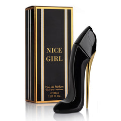URBAN COLLECTION Nice Girl bottle front shows amber-floral scent for daily wear