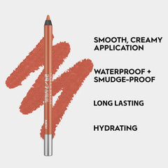 Urban Decay 24/7 Glide-On Lip Pencil Naked2 close-up tip for precise line
