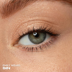 Urban Decay 24/7 Eyeshadow Single Shimmer Plum swatch with rich pigment