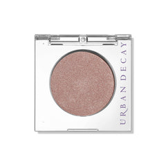 Urban Decay 24/7 Eyeshadow Single Sin champagne shimmer swatch showing crease-free color