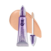 Urban Decay Eyeshadow Primer Potion nude bottle preps lids for smooth, creaseless color
