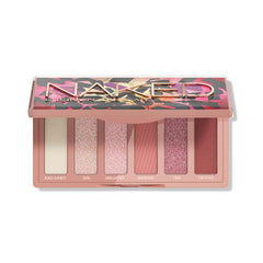 Urban Decay Naked Mini Sin eyeshadow palette with soft pink neutral tones for versatile looks.