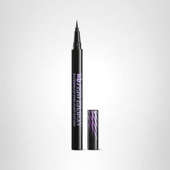 Urban Decay Perversion waterproof eyeliner swatch on lash line for lasting wear