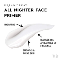 URBAN DECAY All Nighter primer, textura ligera, sensación suave al aplicar