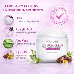 Urea Labs 10% crema para pies con alivio suave
