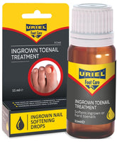 URiel upgraded ingrown nail treatment bottle pour demonstrates at-home application for soothing relief.