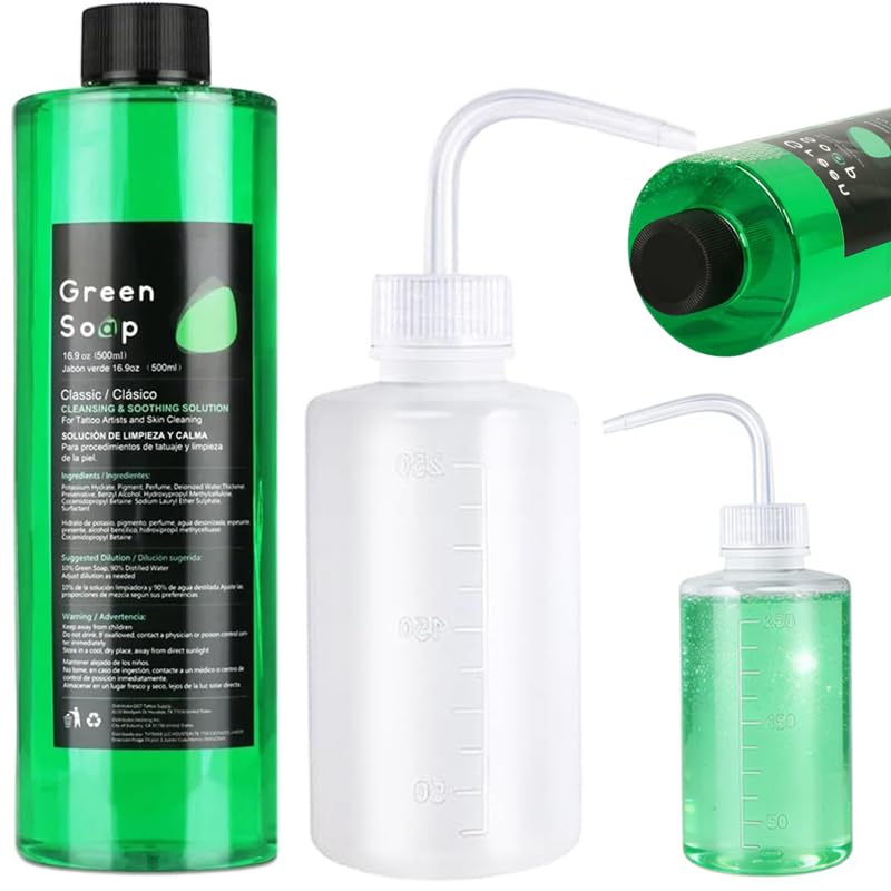 Urknall jabón verde ultra concentrado en bote para tatuajes