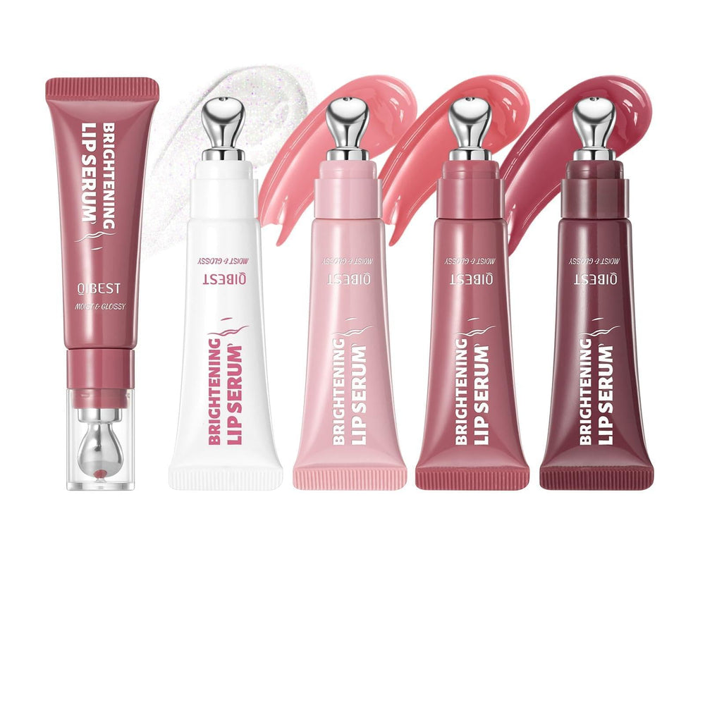 URQT siero labial iluminador cristal rosa, hidratación duradera.