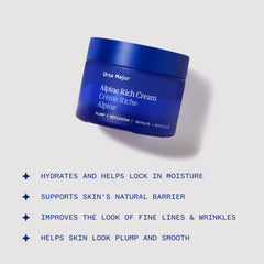 Application on skin with the Alpine Rich Cream demonstrates easy absorption