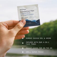 Ursa Major wipes featuring natural aloe, birch sap, and sugarcane for gentle care.