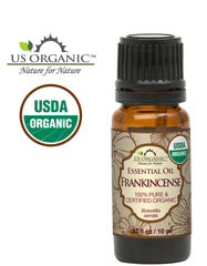 US Organic Aceite esencial de incienso, etiqueta USDA, aroma puro para ambientar espacios.