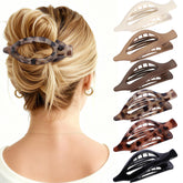 USDNICE flat hair clips in black secure a sleek look all day