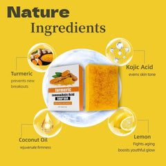 Uselective ácido kojico y vitamina C para tono uniforme de la piel.