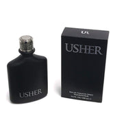 Usher Eau de Toilette bottle pour showcases a versatile daily fragrance for casual and evening wear.