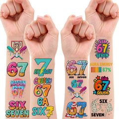 USHJNV 67 tattoo donut design for phones and bottles