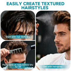 Utmiga Texture Comb detangling without pulling