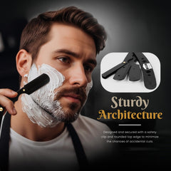 Utopia Care stainless steel razor body delivers durability for daily shaving routines