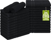 Utopia Towels bleach-proof salon towel 16x27 in use in a professional setting