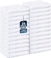 Utopia Towels salon towel 24-pack rolled stack for quick prep in busy settings