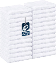 Utopia Towels salon towel 24-pack rolled stack for quick prep in busy settings