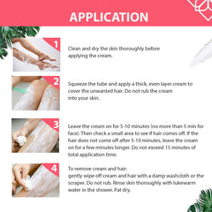 Uttse Intimate Hair Removal Cream legs for fast, comfortable use