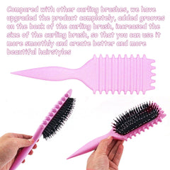 UVZNUMG curl defining brush ergonomic grip reduces hand strain during styling