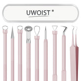 UWOIST pimple popper tool kit with 5 pieces for at-home acne care