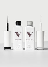 V Beauty Pure gel delineador negro para delineado preciso en uñas