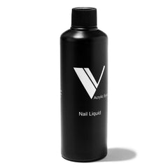 V Beauty Pure monomer liquid bottle closeup for premium application.