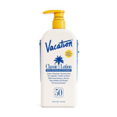 Vacation Classic Lotion SPF 50 bottle ready for extended sun days with broad spectrum protection