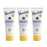 Vacation Classic Sunscreen Lotion SPF 30 bottle with a lightweight, invisible finish.
