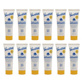 VACATION sunscreen mini SPF30 12-pack front view for travel protection.