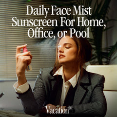VACATION Super Spritz demonstrates water resistance for active days.